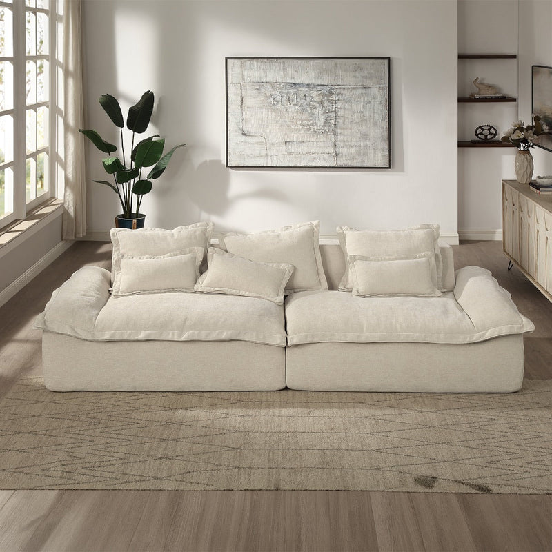 Jesse Oversized Sofa w/6 Pillows - LV07680