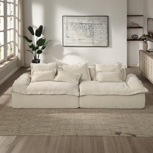 Jesse Oversized Sofa w/6 Pillows - LV07680