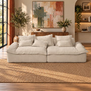 Jesse Oversized Sofa w/6 Pillows - LV07680