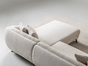 Jesse Sectional Sofa - Cream in Cream - 200-ST-JES-İSTANBUL01-CRE-S