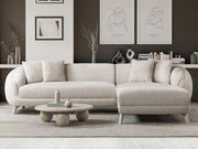 Jesse Sectional Sofa - Cream in Cream - 200-ST-JES-İSTANBUL01-CRE-S