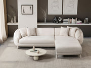 Jesse Sectional Sofa - Cream in Cream - 200-ST-JES-İSTANBUL01-CRE-S