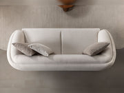 Jesse Stationary Sofa - Cream in Cream - 200-ST-SOFT03-CR-3