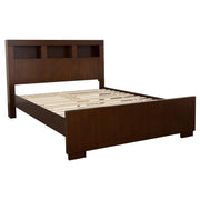 Jessica 4-piece California King Bedroom Set Cappuccino - 200719KW-S4