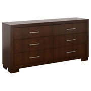 Jessica 4-piece California King Bedroom Set Cappuccino - 200719KW-S4