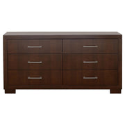 Jessica 4-piece Eastern King Bedroom Set Cappuccino - 200719KE-S4