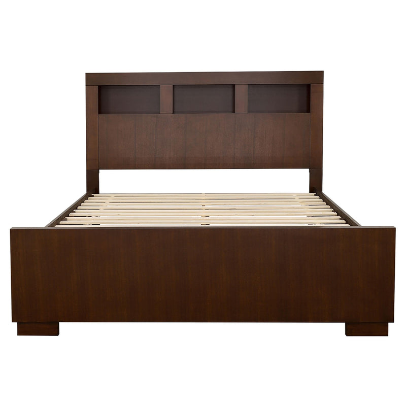 Jessica 4-piece Eastern King Bedroom Set Cappuccino - 200719KE-S4