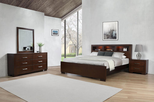 Jessica 4-piece Queen Bedroom Set Cappuccino - 200719Q-S4