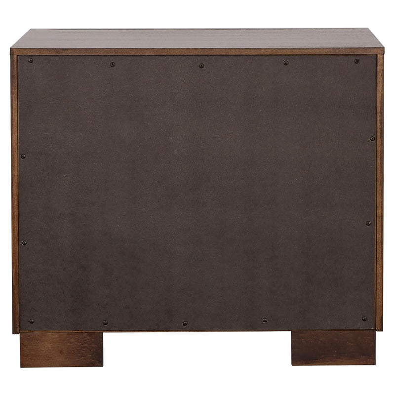 Jessica 5-piece California King Bedroom Set Cappuccino - 200719KW-S5