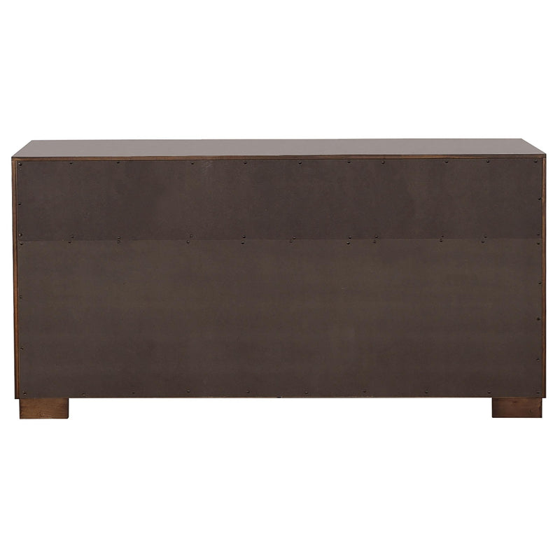 Jessica 5-piece California King Bedroom Set Cappuccino - 200719KW-S5