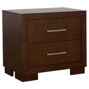 Jessica 5-piece Queen LED Bedroom Set Cappuccino - 200711Q-S5