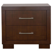 Jessica 5-piece Queen LED Bedroom Set Cappuccino - 200711Q-S5P