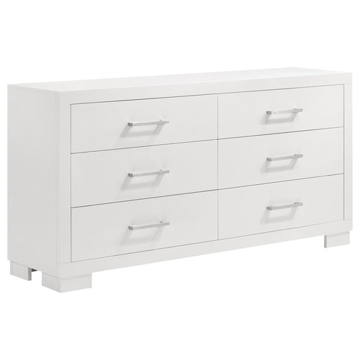 Jessica 6-drawer Dresser Snow White - 202993