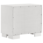 Jessica 6-piece Eastern King LED Bedroom Set Snow White - 202990KE-S6P