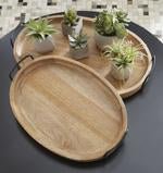 Jocelyne Brown/Black Tray (Set of 2) - DMV FurnitureTray