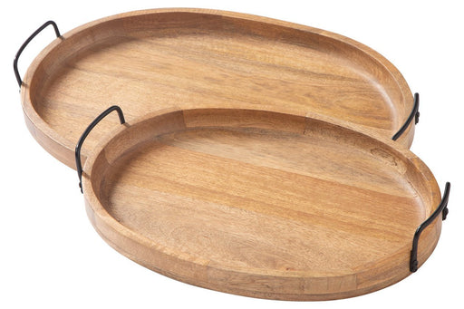 Jocelyne Brown/Black Tray (Set of 2) - DMV FurnitureTray