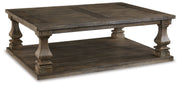 Johnelle Coffee Table with 1 End Table in Gray - PKG008731