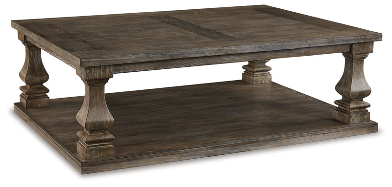 Johnelle Coffee Table with 1 End Table in Gray - PKG008731