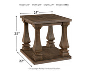 Johnelle Coffee Table with 1 End Table in Gray - PKG008731