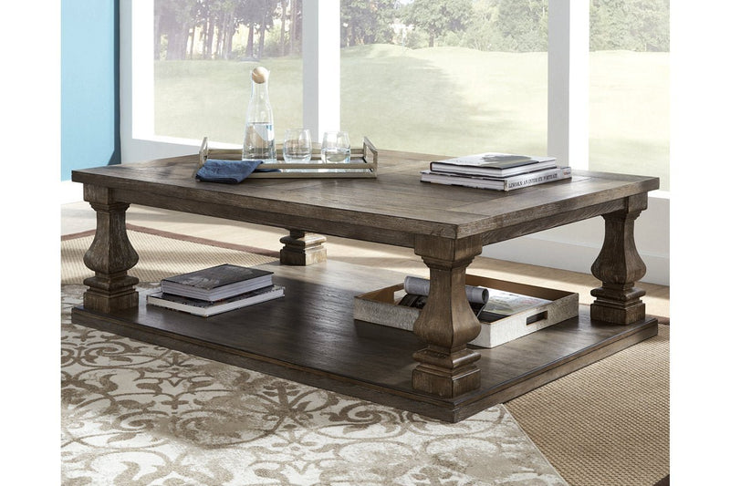 Johnelle Gray Coffee Table - DMV FurnitureCoffee Table