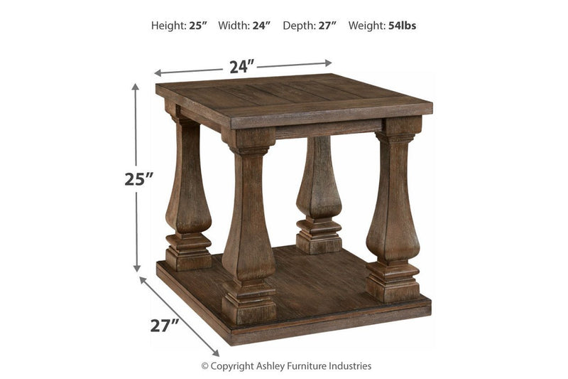 Johnelle Gray End Table - DMV FurnitureEnd Table