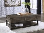Johurst Grayish Brown Coffee Table with Lift Top - DMV FurnitureCoffee Table