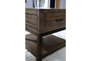 Johurst Grayish Brown End Table - DMV FurnitureEnd Table