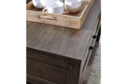 Johurst Grayish Brown Sofa/Console Table - DMV FurnitureSofa Table