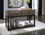 Johurst Grayish Brown Sofa/Console Table - DMV FurnitureSofa Table