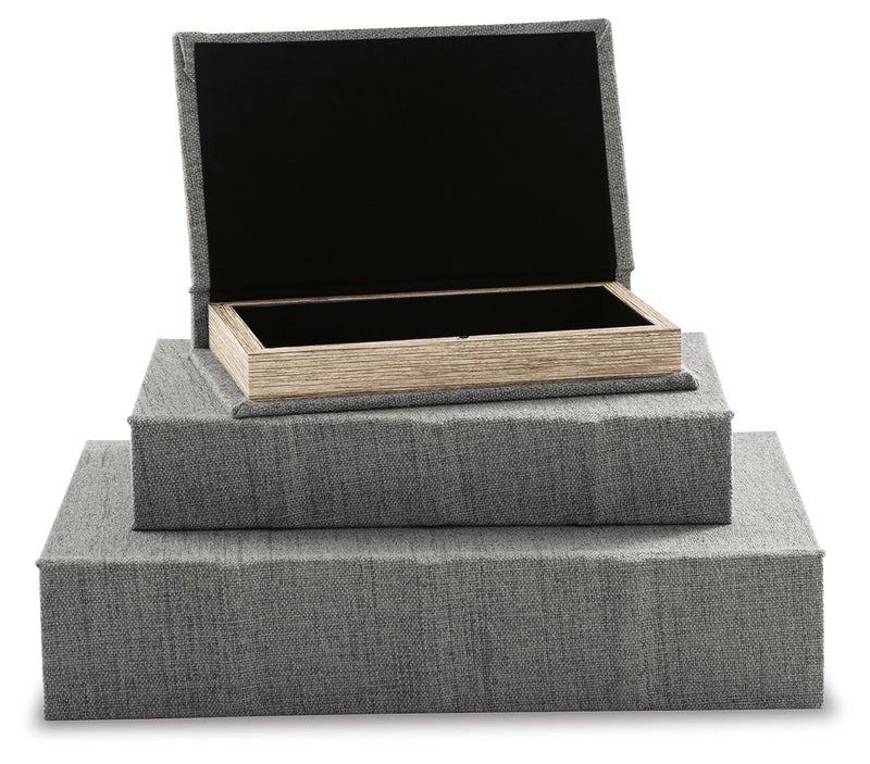 Jolina Gray Box (Set of 3) - A2000487