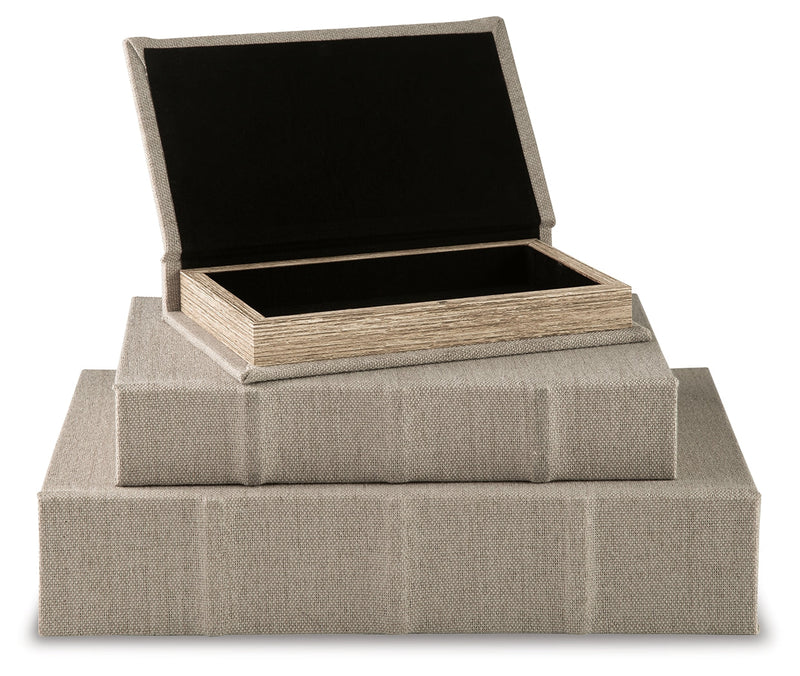 Jolina Linen Box (Set of 3) - A2000486