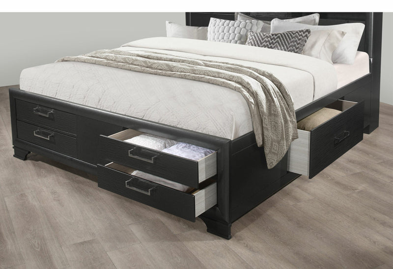 Jordyn Grey Full Bed - JORDYN-GREY-FB