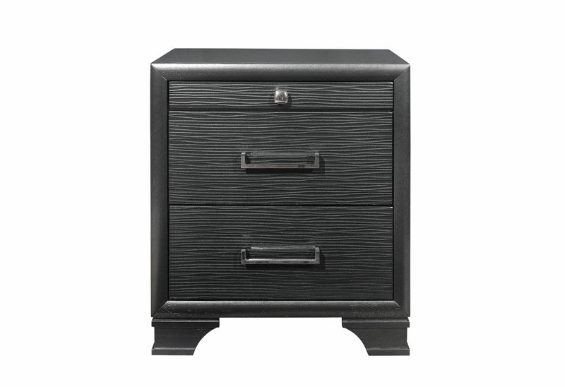 Jordyn Grey Nightstand - JORDYN-GREY-NS