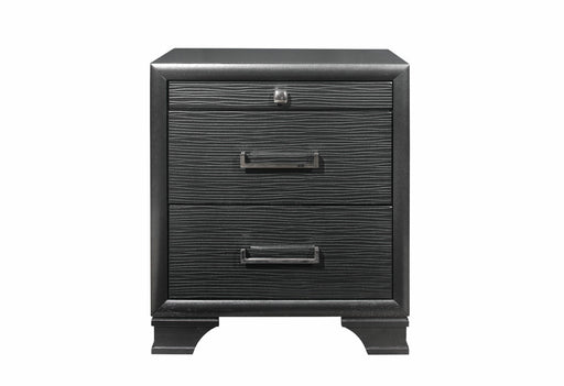 Jordyn Grey Nightstand - JORDYN-GREY-NS
