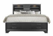 Jordyn Grey Queen Bed - JORDYN-GREY-QB