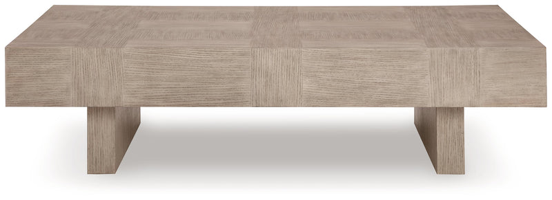 Jorlaina Light Grayish Brown Coffee Table - T922-1
