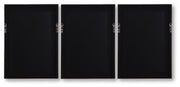 Jossletts Orange/Black/Ivory Wall Art (Set of 3) - A8000490
