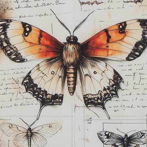 Jossletts Orange/Black/Ivory Wall Art (Set of 3) - A8000490