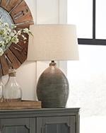 Joyelle Gray Table Lamp - DMV FurnitureTable Lamp