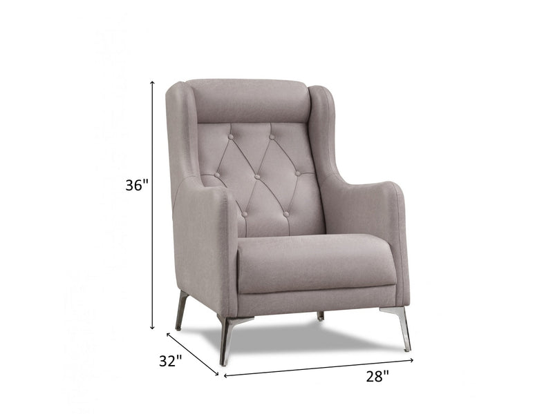 Joza 28" Wide Tufted Armchair - Accent Chairs
