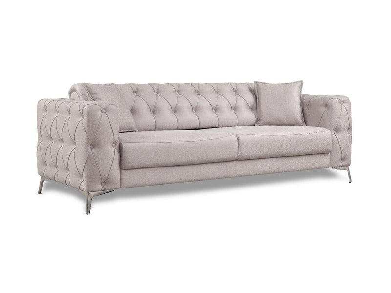 Joza 87" Wide Tufted Extendable Sofa - Sofas