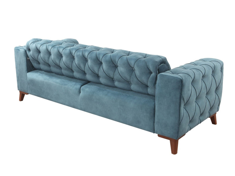 Joza 87" Wide Tufted Extendable Sofa - Sofas