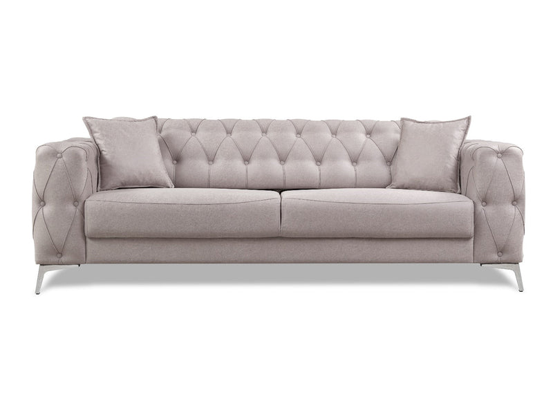 Joza 87" Wide Tufted Extendable Sofa - Sofas