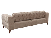 Joza 87" Wide Tufted Extendable Sofa - Sofas