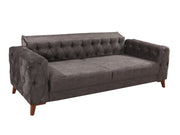 Joza 87" Wide Tufted Extendable Sofa - Sofas