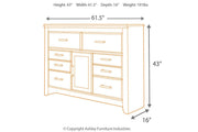 Juararo Dark Brown Dresser - DMV FurnitureDresser