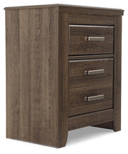 Juararo Dark Brown King Poster Bed, Dresser, Chest and Nightstand - B251B35