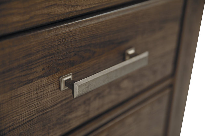Juararo Dark Brown Nightstand - DMV FurnitureNightstand