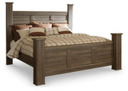 Juararo King Poster Bed and 2 Chests - B251B49