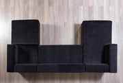 Juliana Black Velvet 4 - Piece Sectional - DMV FurnitureSectional